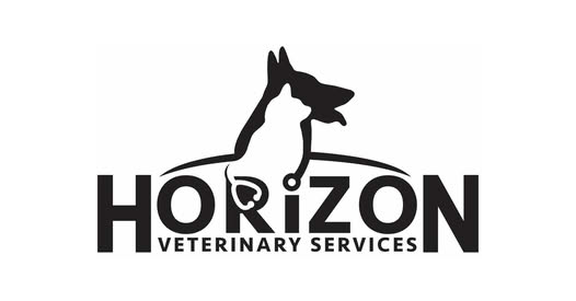Horizon Veterinary Services - Professional pet care with dog and cat silhouettes in Medicine Hat